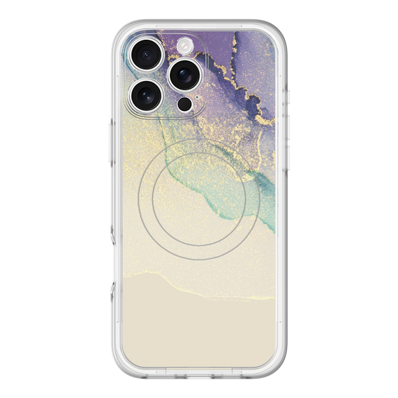 スリムプロテクションプレミアムケース with MagSafe［ Marble Purple ］