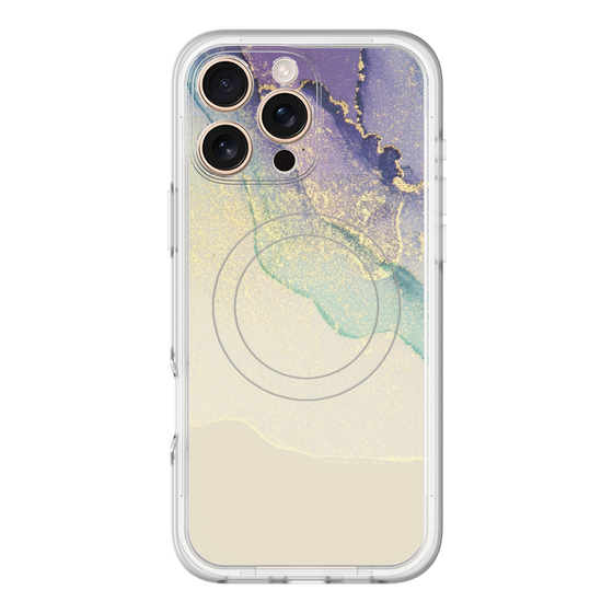 スリムプロテクションプレミアムケース with MagSafe［ Marble Purple ］