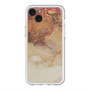 スリムプロテクションプレミアムケース with MagSafe［ Marble Brown ］