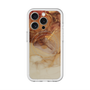 スリムプロテクションプレミアムケース with MagSafe［ Marble Brown ］