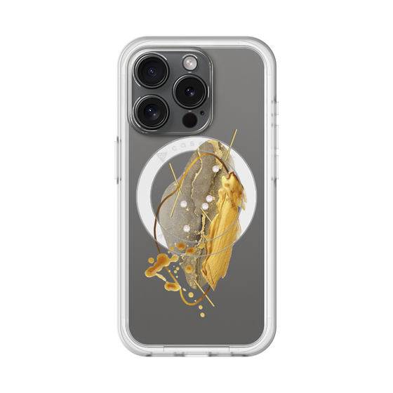 スリムプロテクションプレミアムケース with MagSafe［ Nuance Painting Gray ］
