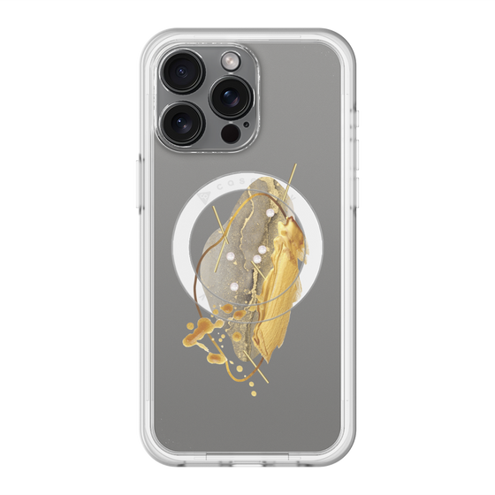 スリムプロテクションプレミアムケース with MagSafe［ Nuance Painting Gray ］