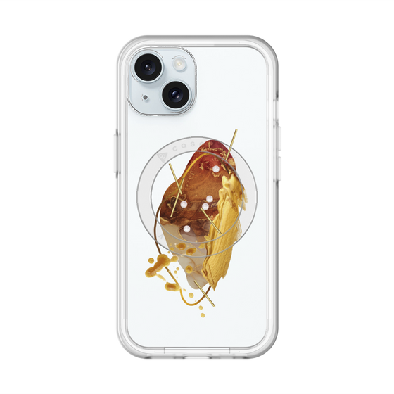 スリムプロテクションプレミアムケース with MagSafe［ Nuance Painting Brown ］