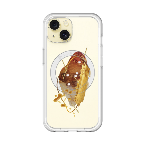 スリムプロテクションプレミアムケース with MagSafe［ Nuance Painting Brown ］