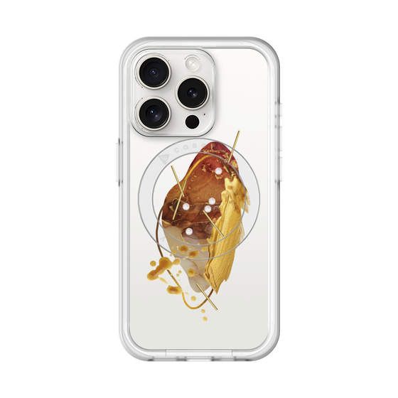 スリムプロテクションプレミアムケース with MagSafe［ Nuance Painting Brown ］
