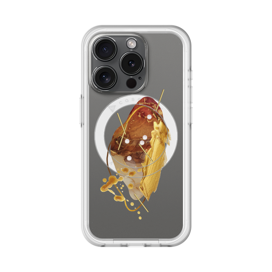 スリムプロテクションプレミアムケース with MagSafe［ Nuance Painting Brown ］