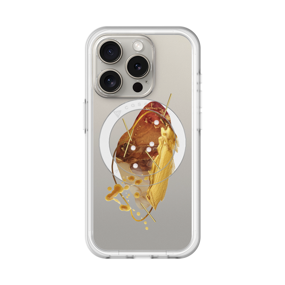 スリムプロテクションプレミアムケース with MagSafe［ Nuance Painting Brown ］