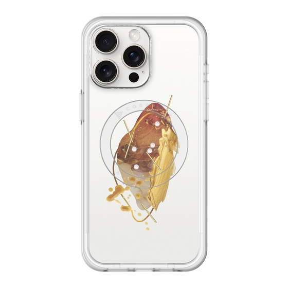 スリムプロテクションプレミアムケース with MagSafe［ Nuance Painting Brown ］