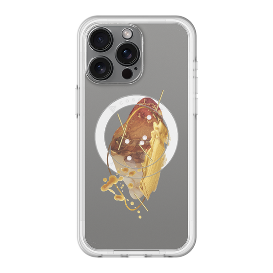 スリムプロテクションプレミアムケース with MagSafe［ Nuance Painting Brown ］