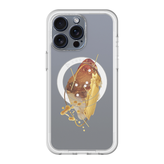 スリムプロテクションプレミアムケース with MagSafe［ Nuance Painting Brown ］