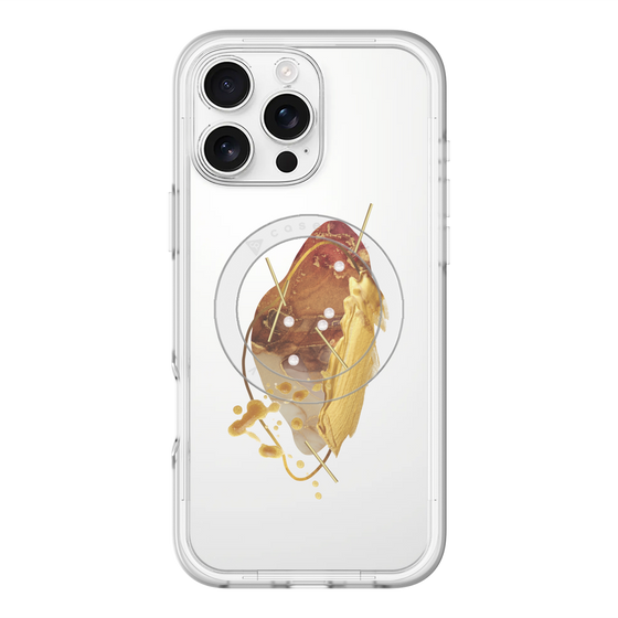 スリムプロテクションプレミアムケース with MagSafe［ Nuance Painting Brown ］