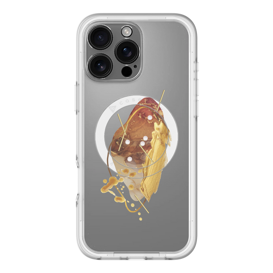 スリムプロテクションプレミアムケース with MagSafe［ Nuance Painting Brown ］