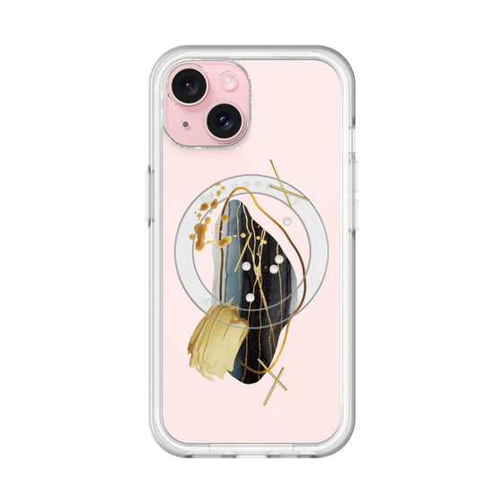 スリムプロテクションプレミアムケース with MagSafe［ Nuance Painting Black ］