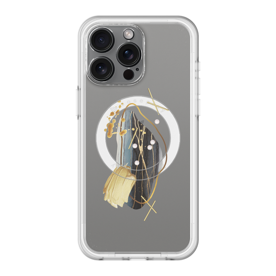 スリムプロテクションプレミアムケース with MagSafe［ Nuance Painting Black ］