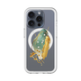 スリムプロテクションプレミアムケース with MagSafe［ Nuance Painting Green ］