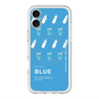 スリムプロテクションプレミアムケース with MagSafe［ BLUE-Ramune soda ］