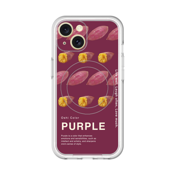 スリムプロテクションプレミアムケース with MagSafe［ PURPLE-Sweet potato ］