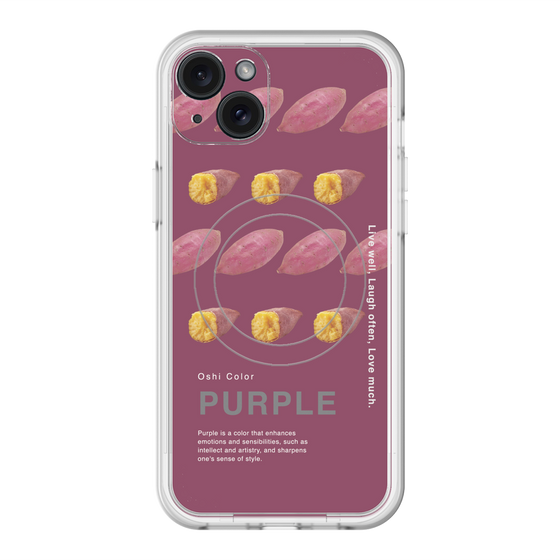 スリムプロテクションプレミアムケース with MagSafe［ PURPLE-Sweet potato ］
