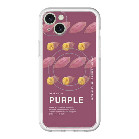 スリムプロテクションプレミアムケース with MagSafe［ PURPLE-Sweet potato ］