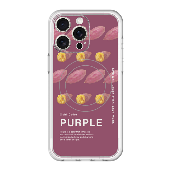 スリムプロテクションプレミアムケース with MagSafe［ PURPLE-Sweet potato ］