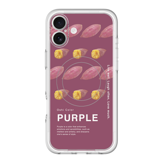 スリムプロテクションプレミアムケース with MagSafe［ PURPLE-Sweet potato ］