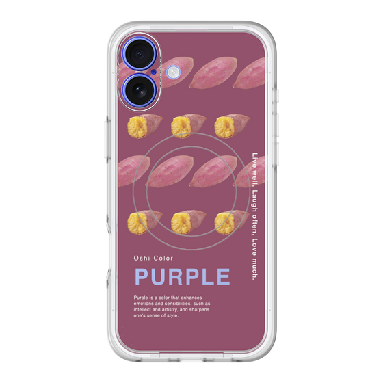 スリムプロテクションプレミアムケース with MagSafe［ PURPLE-Sweet potato ］