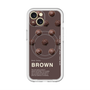 スリムプロテクションプレミアムケース with MagSafe［ BROWN-Chocolate ］