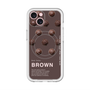 スリムプロテクションプレミアムケース with MagSafe［ BROWN-Chocolate ］
