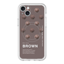 スリムプロテクションプレミアムケース with MagSafe［ BROWN-Chocolate ］