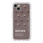スリムプロテクションプレミアムケース with MagSafe［ BROWN-Chocolate ］