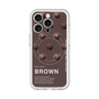 スリムプロテクションプレミアムケース with MagSafe［ BROWN-Chocolate ］