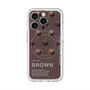 スリムプロテクションプレミアムケース with MagSafe［ BROWN-Chocolate ］
