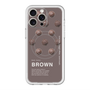 スリムプロテクションプレミアムケース with MagSafe［ BROWN-Chocolate ］