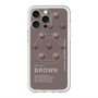 スリムプロテクションプレミアムケース with MagSafe［ BROWN-Chocolate ］
