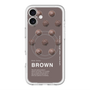 スリムプロテクションプレミアムケース with MagSafe［ BROWN-Chocolate ］