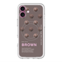 スリムプロテクションプレミアムケース with MagSafe［ BROWN-Chocolate ］