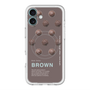 スリムプロテクションプレミアムケース with MagSafe［ BROWN-Chocolate ］