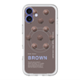 スリムプロテクションプレミアムケース with MagSafe［ BROWN-Chocolate ］