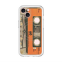 スリムプロテクションプレミアムケース with MagSafe［ RETORO CASSETTE TAPE - Skeleton Orange ］