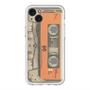スリムプロテクションプレミアムケース with MagSafe［ RETORO CASSETTE TAPE - Skeleton Orange ］