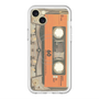 スリムプロテクションプレミアムケース with MagSafe［ RETORO CASSETTE TAPE - Skeleton Orange ］