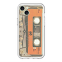スリムプロテクションプレミアムケース with MagSafe［ RETORO CASSETTE TAPE - Skeleton Orange ］