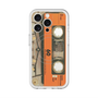 スリムプロテクションプレミアムケース with MagSafe［ RETORO CASSETTE TAPE - Skeleton Orange ］