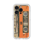 スリムプロテクションプレミアムケース with MagSafe［ RETORO CASSETTE TAPE - Skeleton Orange ］