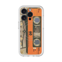スリムプロテクションプレミアムケース with MagSafe［ RETORO CASSETTE TAPE - Skeleton Orange ］