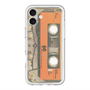 スリムプロテクションプレミアムケース with MagSafe［ RETORO CASSETTE TAPE - Skeleton Orange ］