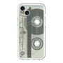 スリムプロテクションプレミアムケース with MagSafe［ RETORO CASSETTE TAPE - Skeleton Blue ］