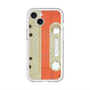 スリムプロテクションプレミアムケース with MagSafe［ RETORO CASSETTE TAPE - Opacity White ］
