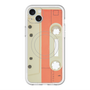 スリムプロテクションプレミアムケース with MagSafe［ RETORO CASSETTE TAPE - Opacity White ］