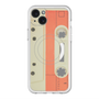 スリムプロテクションプレミアムケース with MagSafe［ RETORO CASSETTE TAPE - Opacity White ］